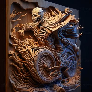 3D model st ghost rider (STL)